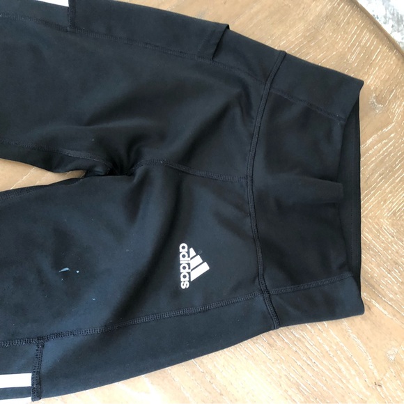 Adidas aeroready 3-Stripes 7/8 Side Pocket High Rise Tights S - Picture 4 of 16